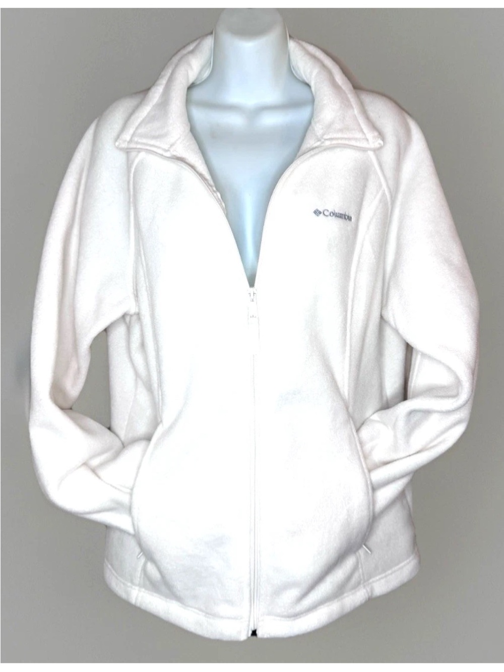 ❄️COLUMBIA❄️ Full-Zip 2 INTERIOR POCKETS 2 ZIP OUTSIDE FLEECE Jacket